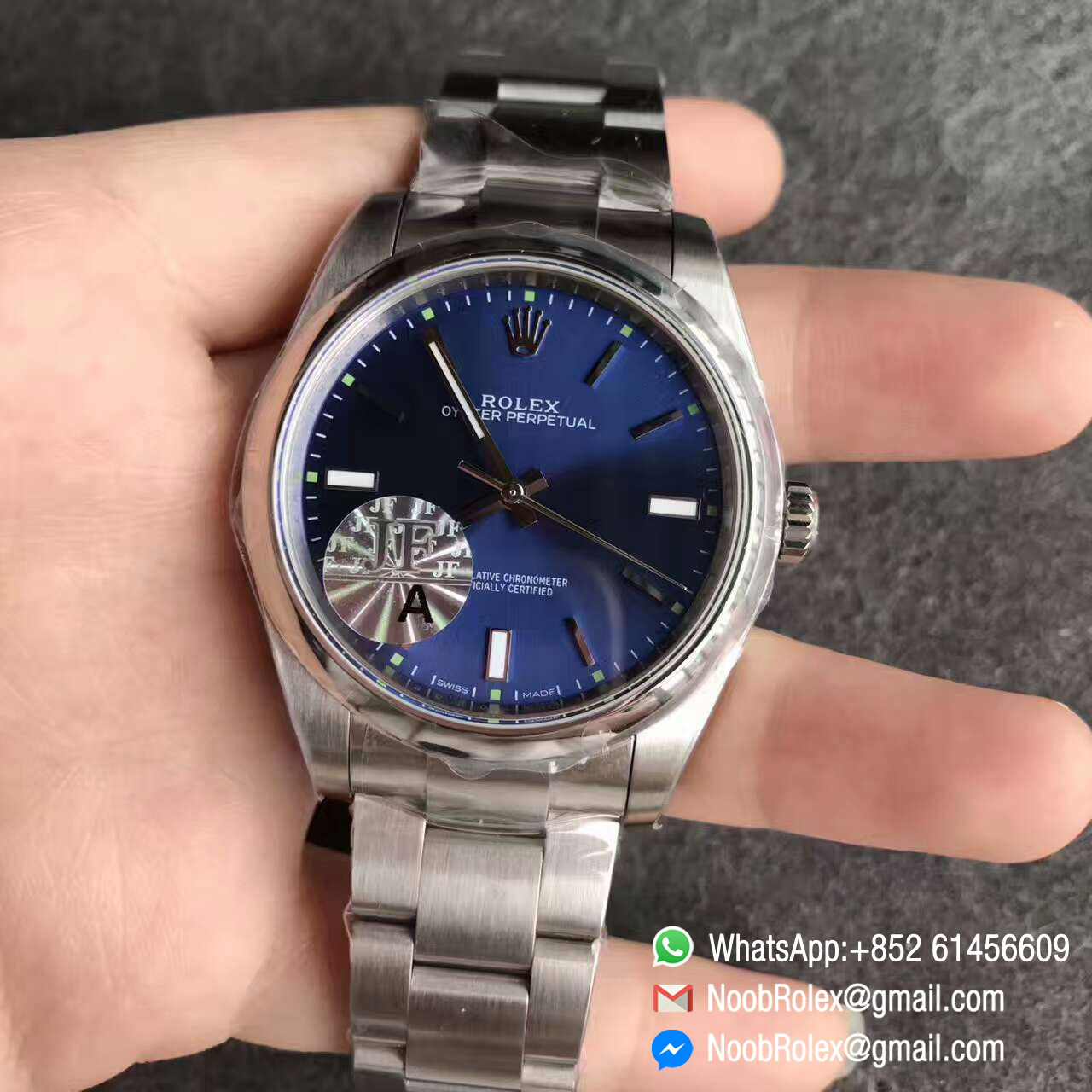 Oyster Perpetual 114300 39mm Blue Dial 