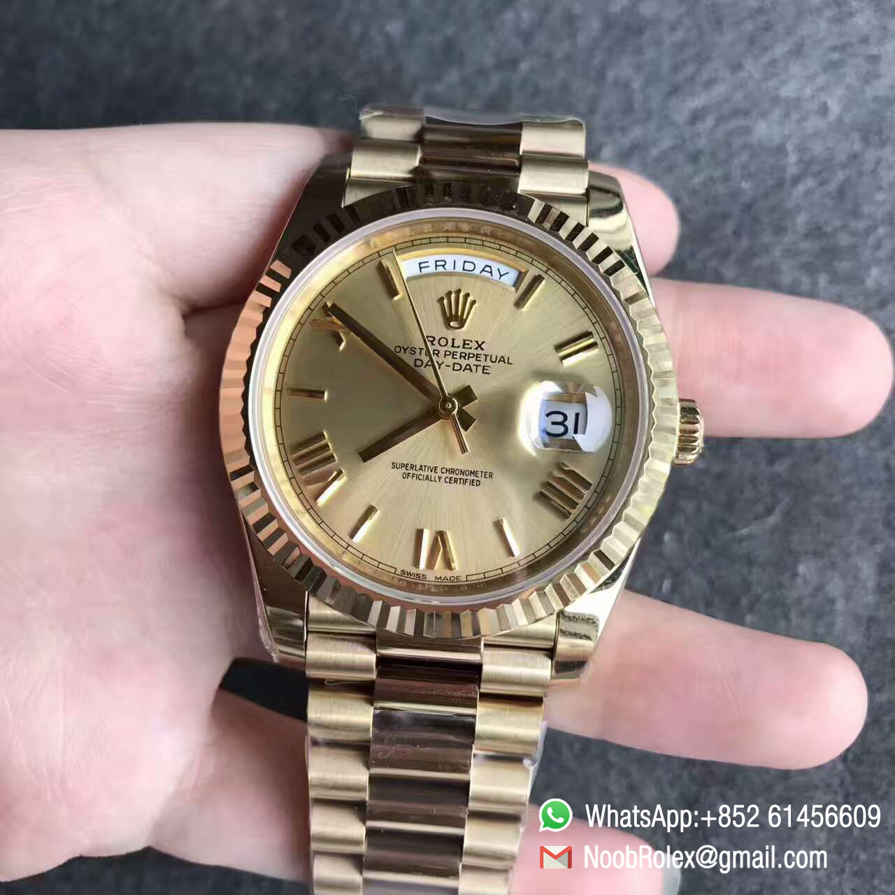 day date 40mm yellow gold