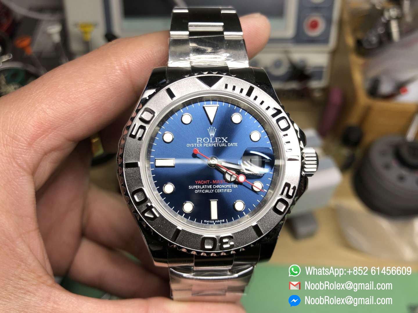 Yacht-Master 116622 Blue Dial on 