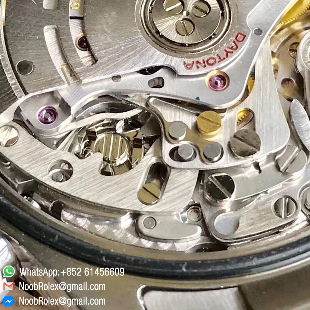 Noob Daytona 116520 Steel Case and Bezel While Dial Same thickness as genuine 2018 Best Edition with SA4130