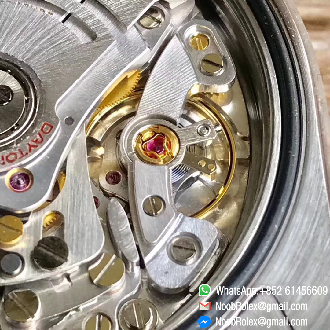 Noob Daytona 116520 Steel Case and Bezel While Dial Same thickness as genuine 2018 Best Edition with SA4130