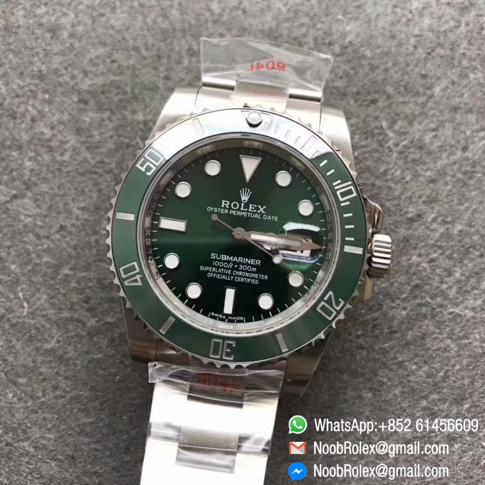 Noob V9 Rolex Submariner 116610LV Hulk Green Dial & Green Ceramic Bezel