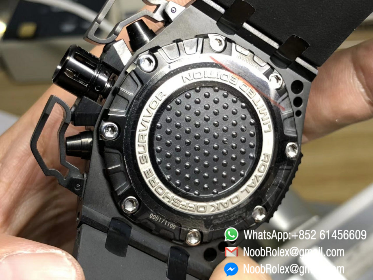 AP Royal Oak Offshore 26165IO Chronograph Black PVD Titanium Survivor Black Rubber A7750 from NOOB Factory Top Quality Super Man Toy