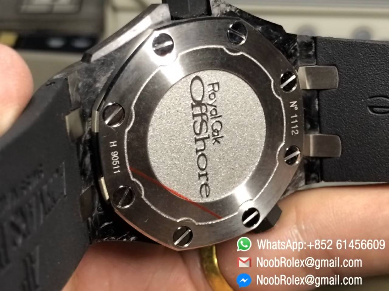 AP Royal Oak Offshore Diver Watch 15706 Forged Carbon Case on Rubber Strap A3120 JF Best Edition V5