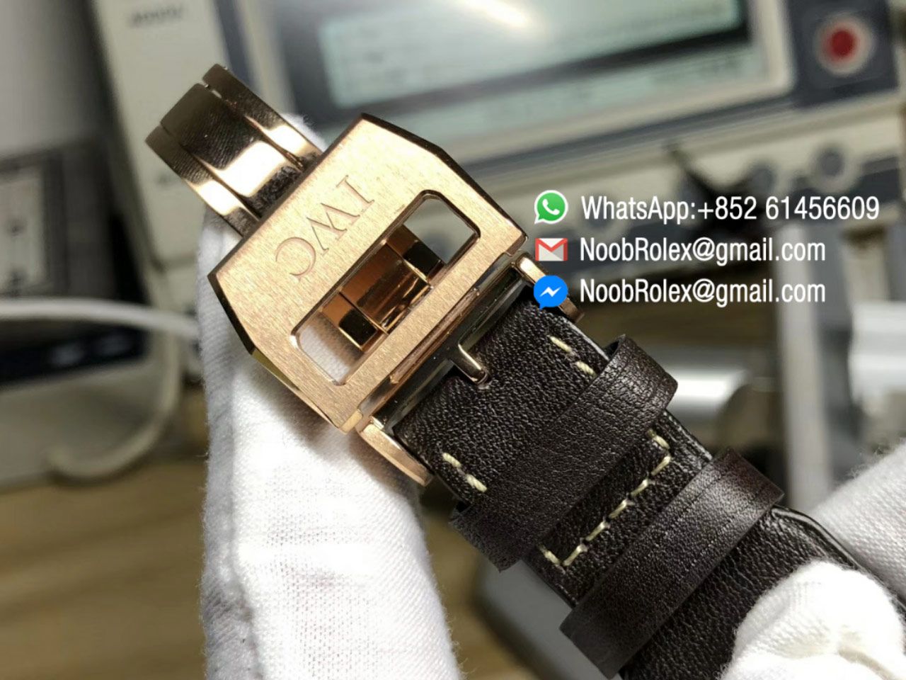 Big Pilot Watch IW503504 Annual Calendar Antoine De Saint Exupery Rose Gold Case Brown Dial YL Factory