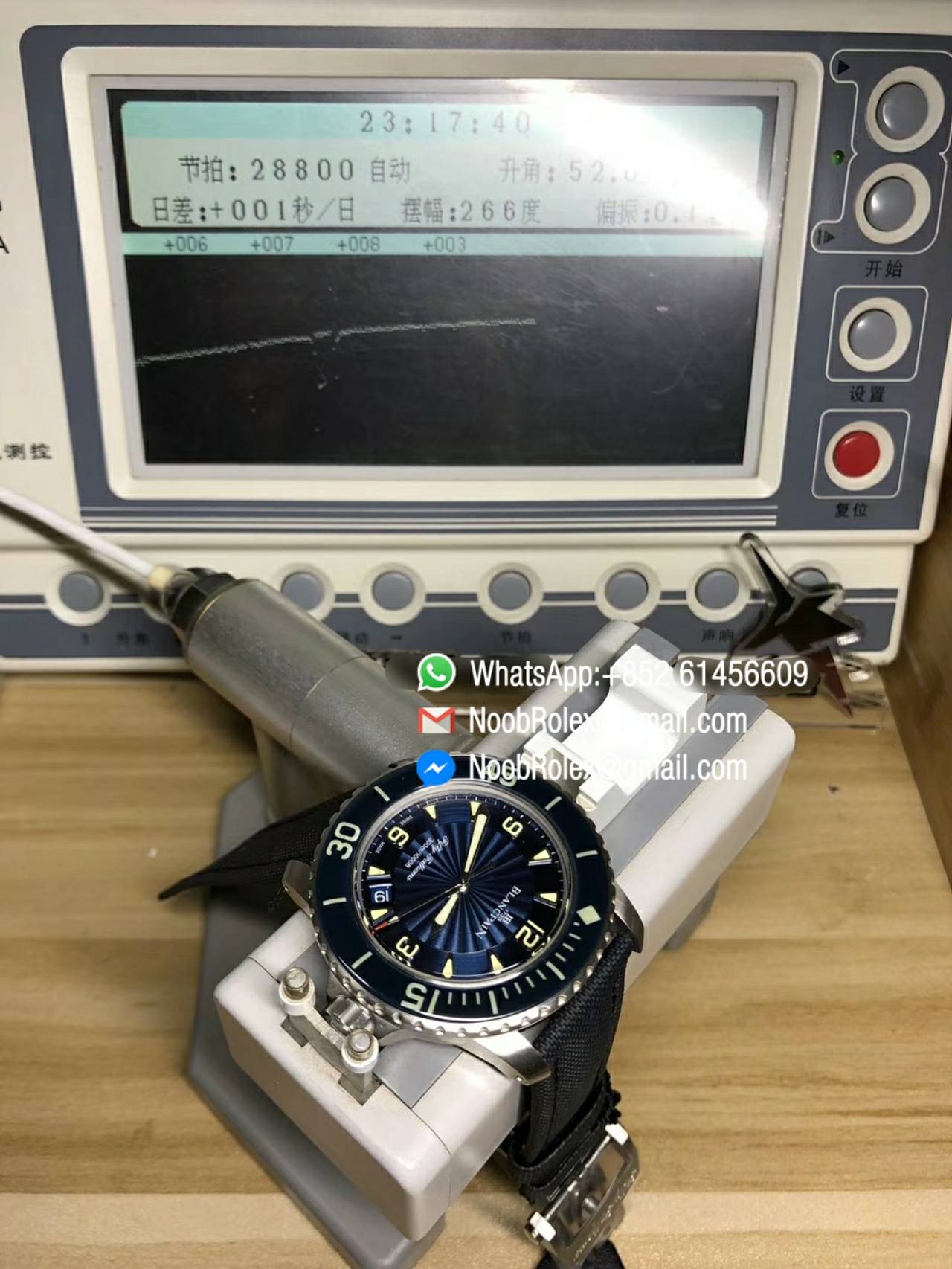 Fifty Fathoms Titanium Case ZF 1:1 Best Edition Blue Dial on Sail-canvas Strap Asian Clone 1315 movement