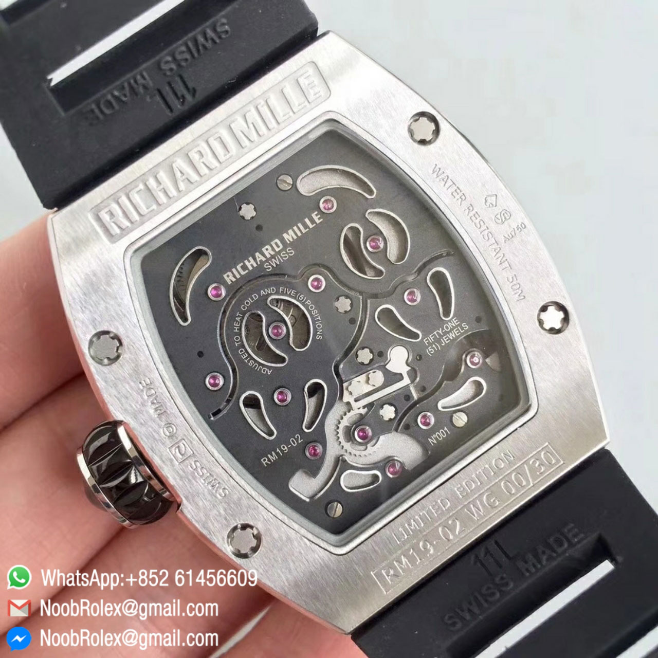 RM 19-02 Tourbillon Fleur Fratello 1:1 Watches RM Factory 2018 Top Quality Function same as Original