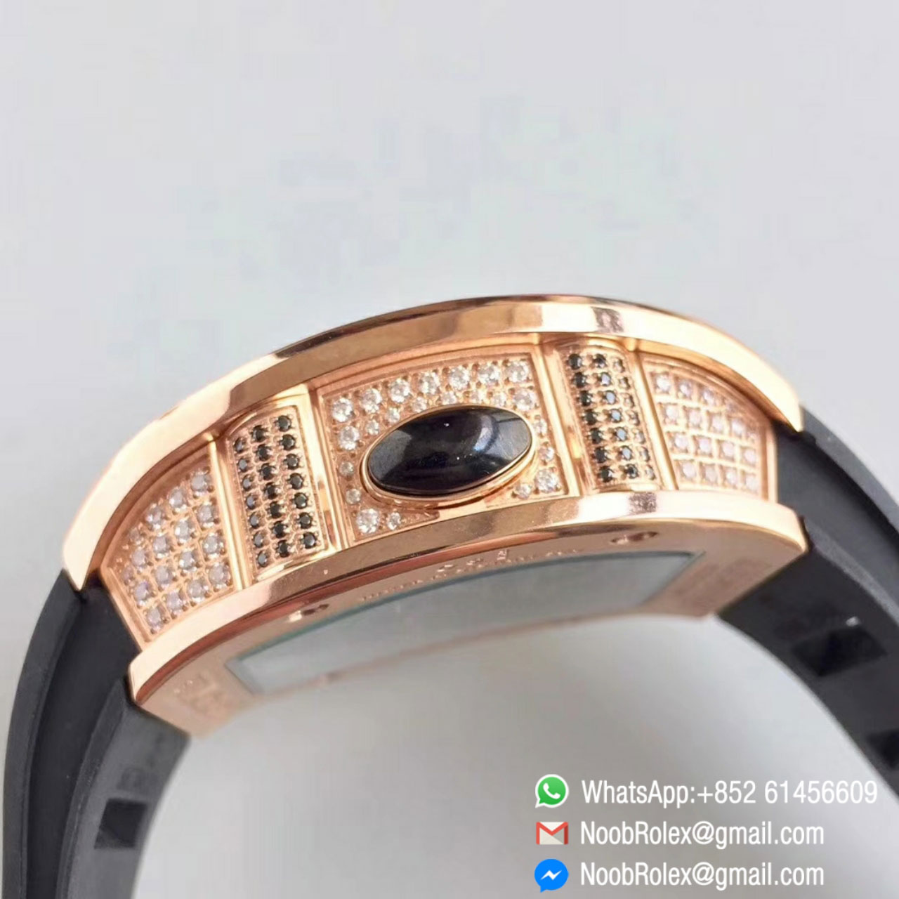 RM 19-02 Tourbillon Fleur - Fratello 1:1 Watches Rose Gold Case RM Factory 2018 Top Quality Function same as Original