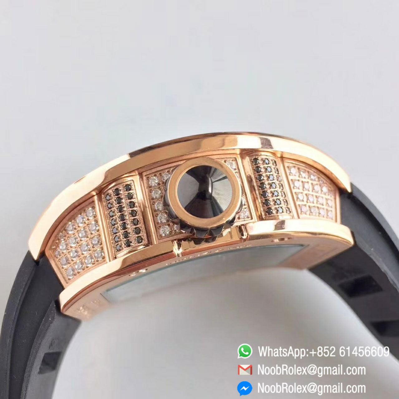 RM 19-02 Tourbillon Fleur - Fratello 1:1 Watches Rose Gold Case RM Factory 2018 Top Quality Function same as Original