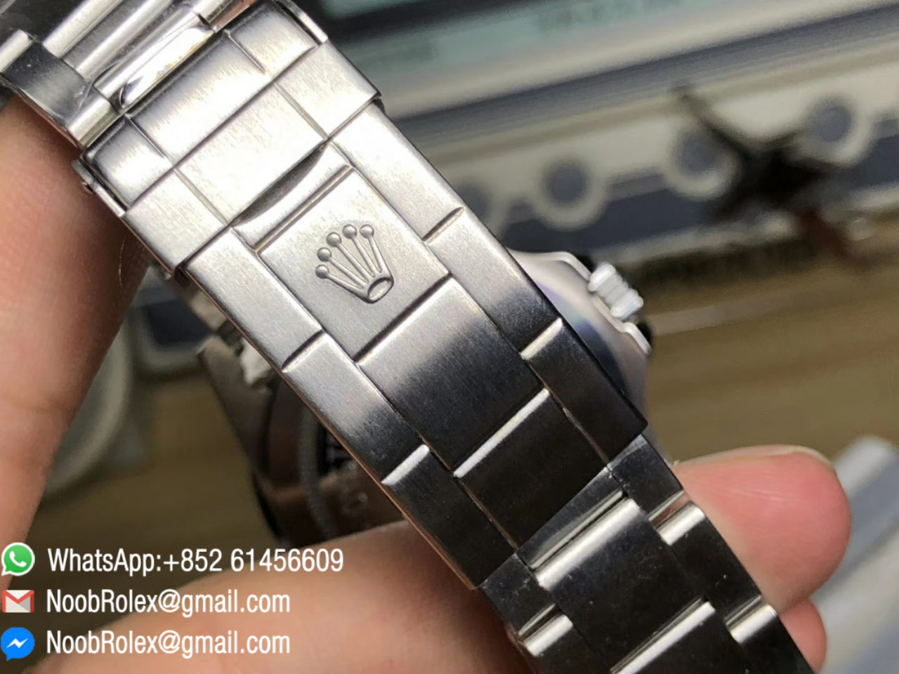 Rolex Vintage Sea-Dweller 1665 Double Red Yellow Lume Black Dial on Steel Bracelet A2836