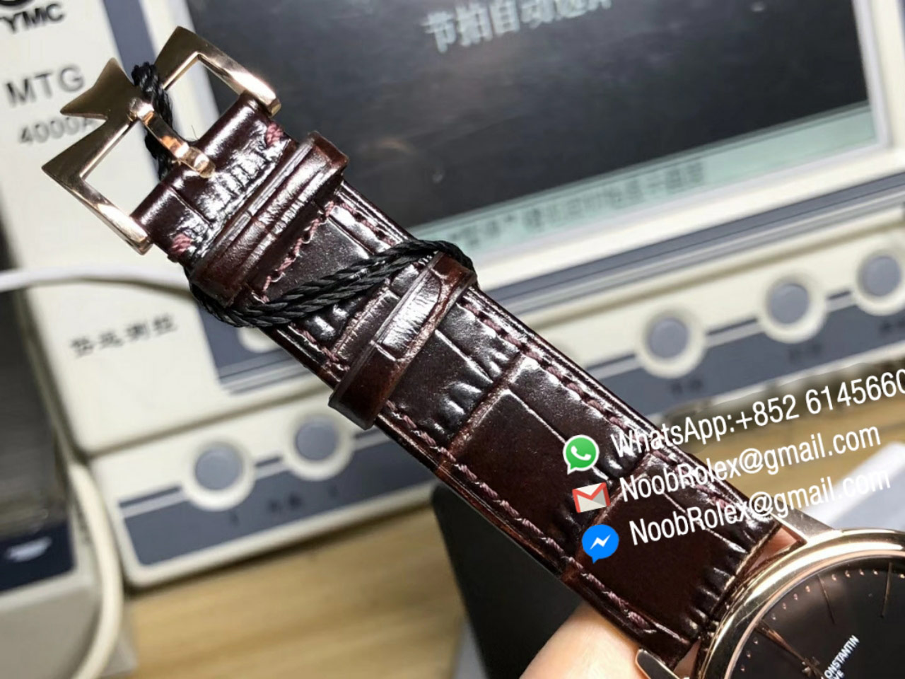 Vacheron Constantin Patrimony 85180 Date Rose Gold Case Black Dial Ultra Thin Clone 2450 Movement MKF