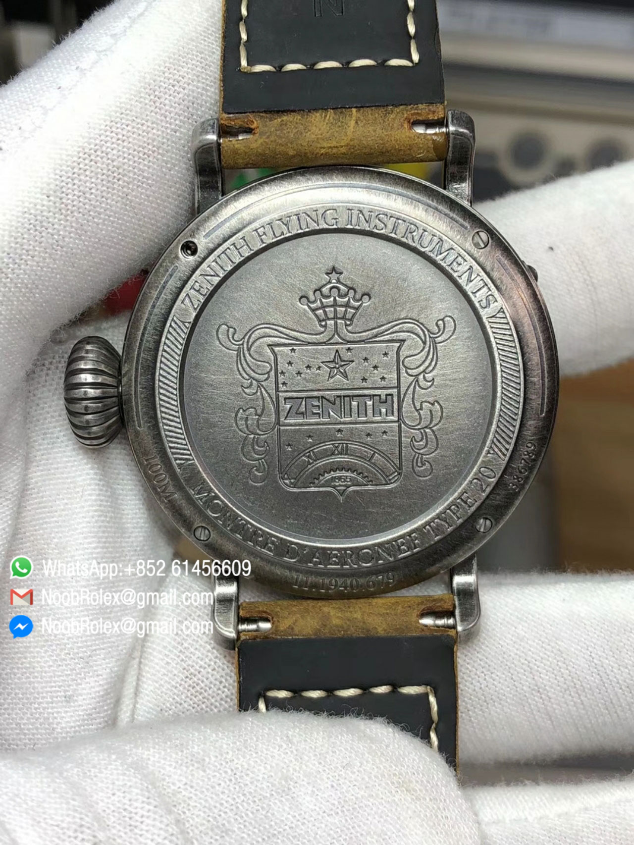 Zenith Pilot Type 20 Extra Special 40mm Aged Steel Case Asso Strap V6 Factory