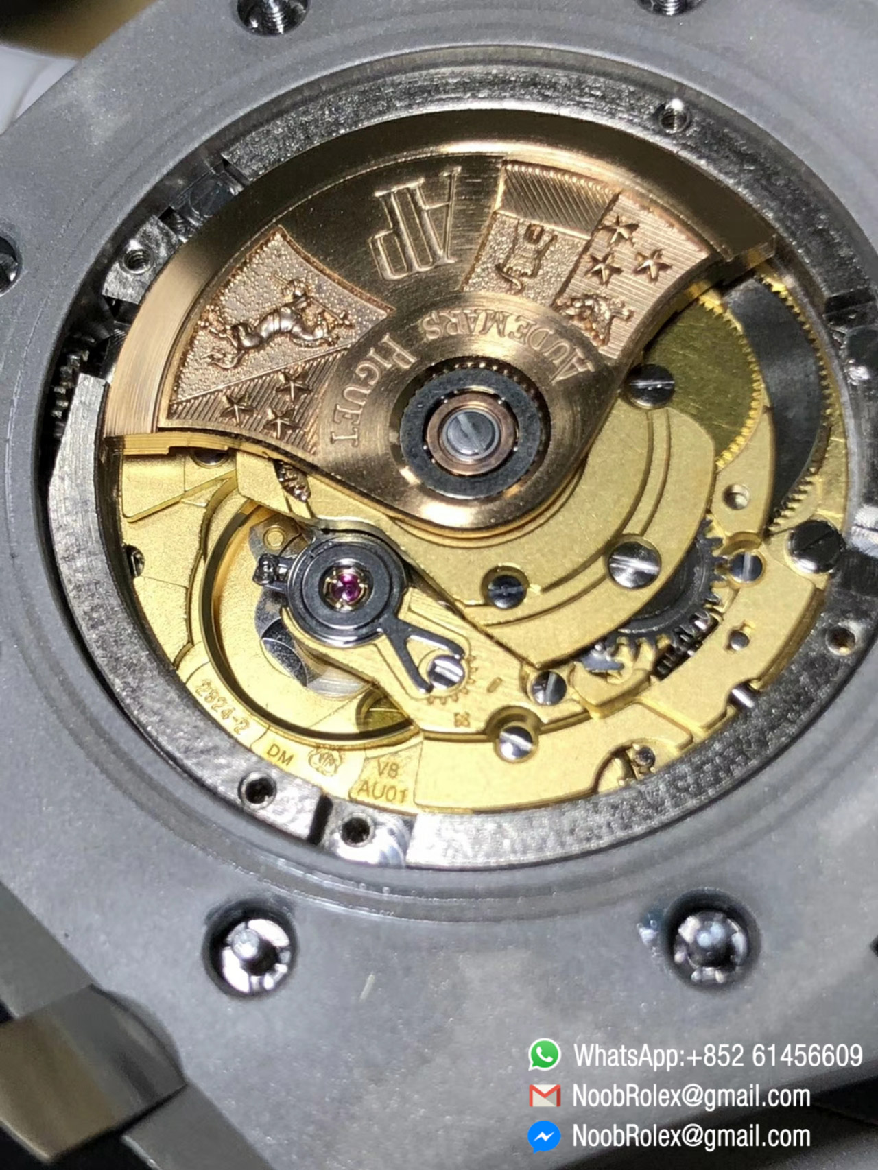 AP Royal Oak Offshore Diver Watch 15703 Rubber Strap Swiss ETA2824 JF V7 Size Same as Original 2018 New