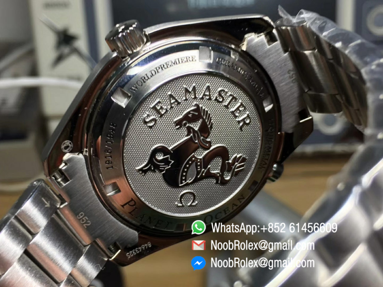 Omega Seamaster Planet Ocean Liquid Metal Limited Edition 1948 "LMPO" 1:1 Noob Best Edition V5 (Free NATO Strap)