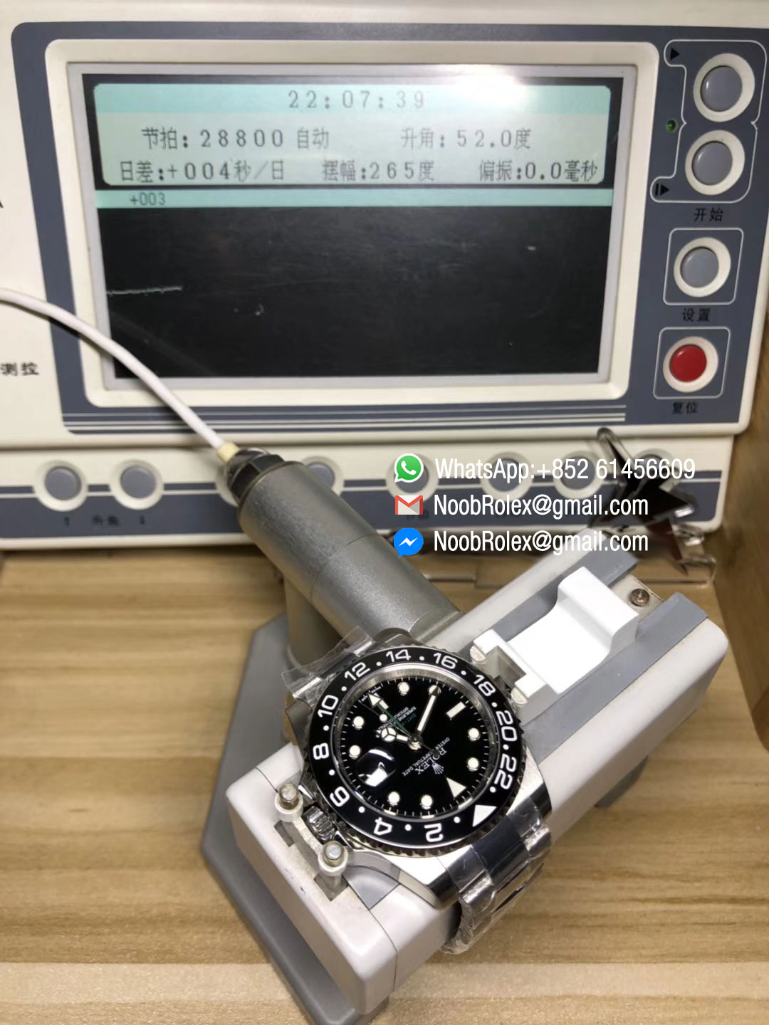 GMT-Master II 116710LN Steel Case & Black Ceramic Bezel Noob Best Edition A3187 with Correct Hand Stack