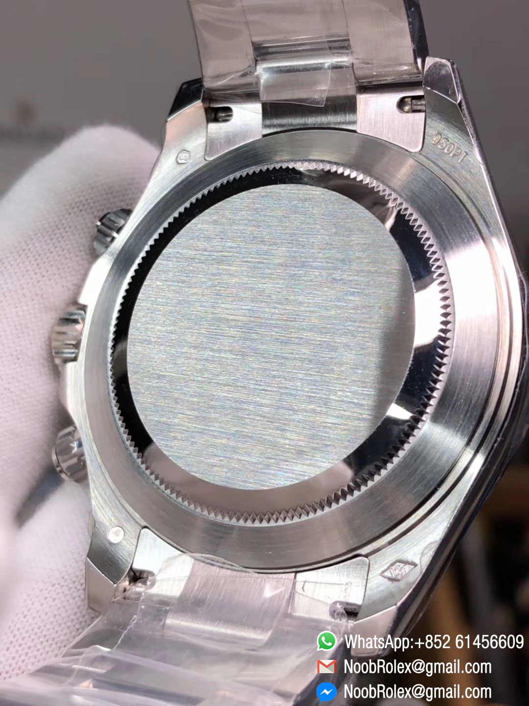 Noob Super Clone 4130 Daytona 116506 Stainless Steel Case & Bracelet Brown Ceramic Bezel Ice Blue Dial 2018 New Best Edition