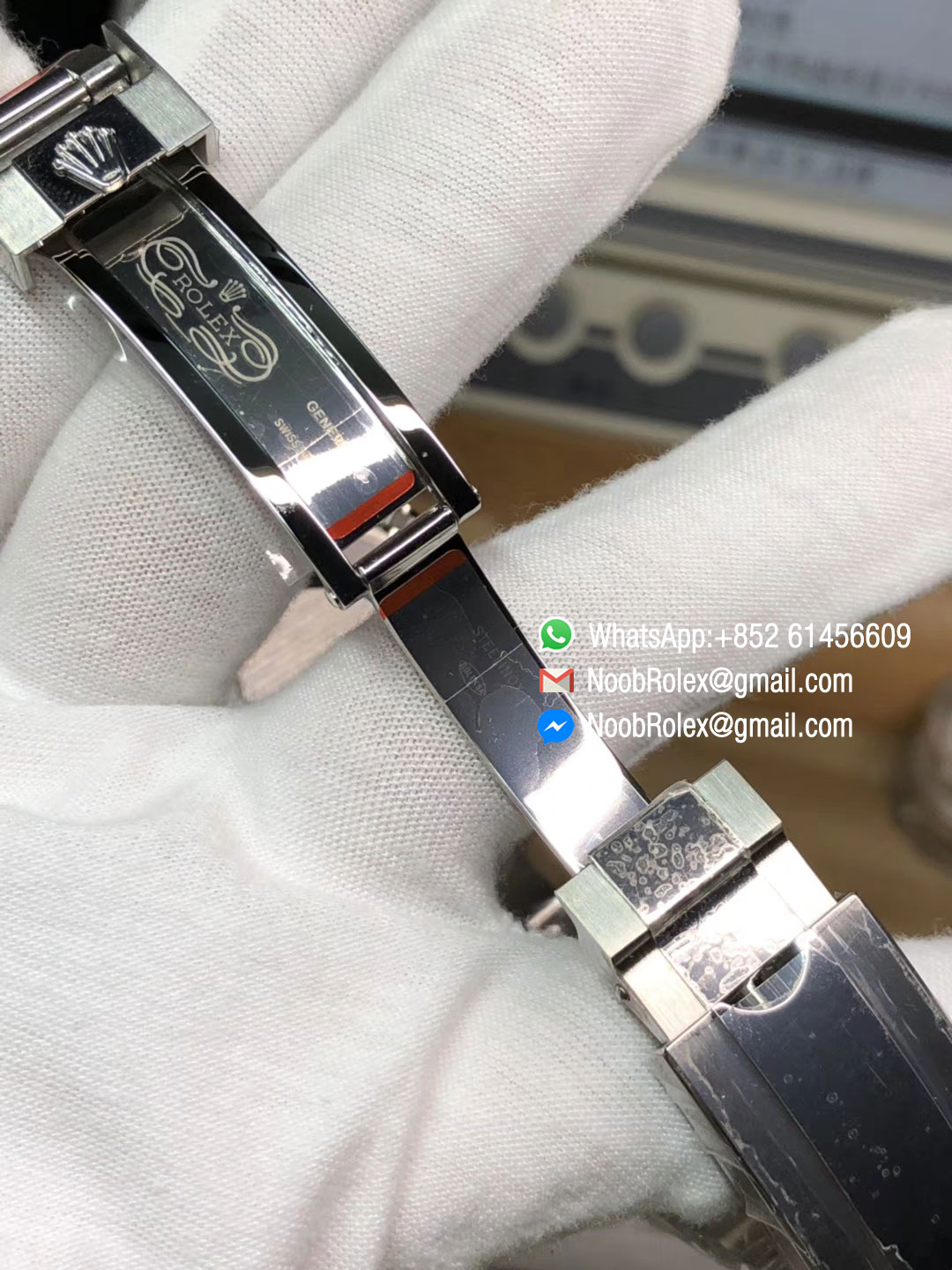 Noob 1:1 Best Edition Super Clone 4130 Daytona 116506 Stainless Steel Case & Bracelet Brown Ceramic Bezel Ice Blue Dial 2018 New Best Edition