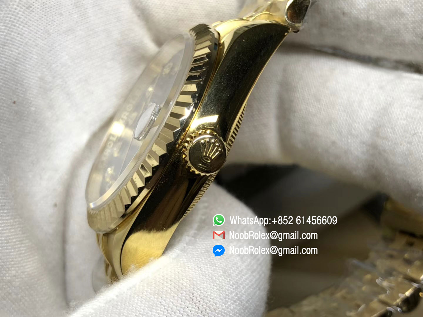 DateJust 36mm Watch 116233 Full Wrapped 18K Gold Case Black Dial with Diamond Hour Marker Swiss ETA 2836 Movement