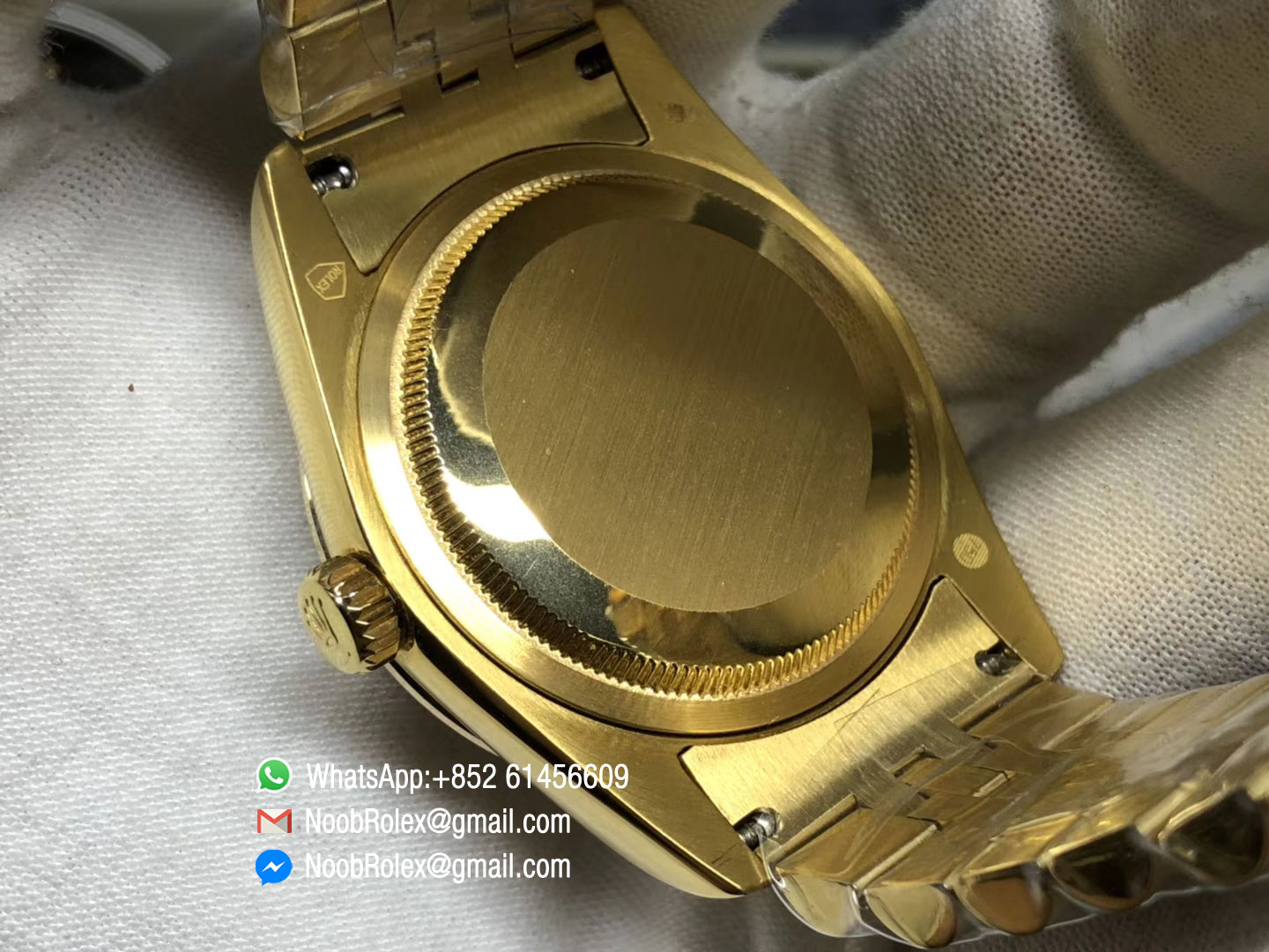 DateJust 36mm Watch 116233 Full Wrapped 18K Gold Case Black Dial with Diamond Hour Marker Swiss ETA 2836 Movement