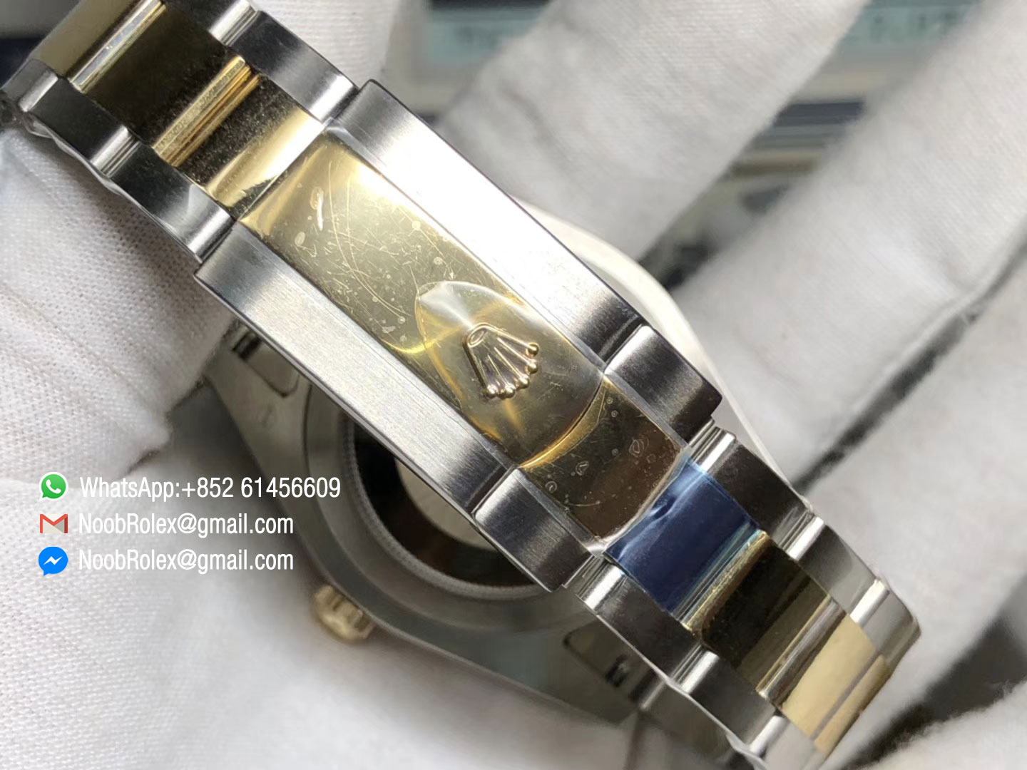 DateJust II 116520 Two Tone Wrapped 18K Gold on Stainless Steel Gray Dial with Green Marker Swiss ETA 2836-2 Movement