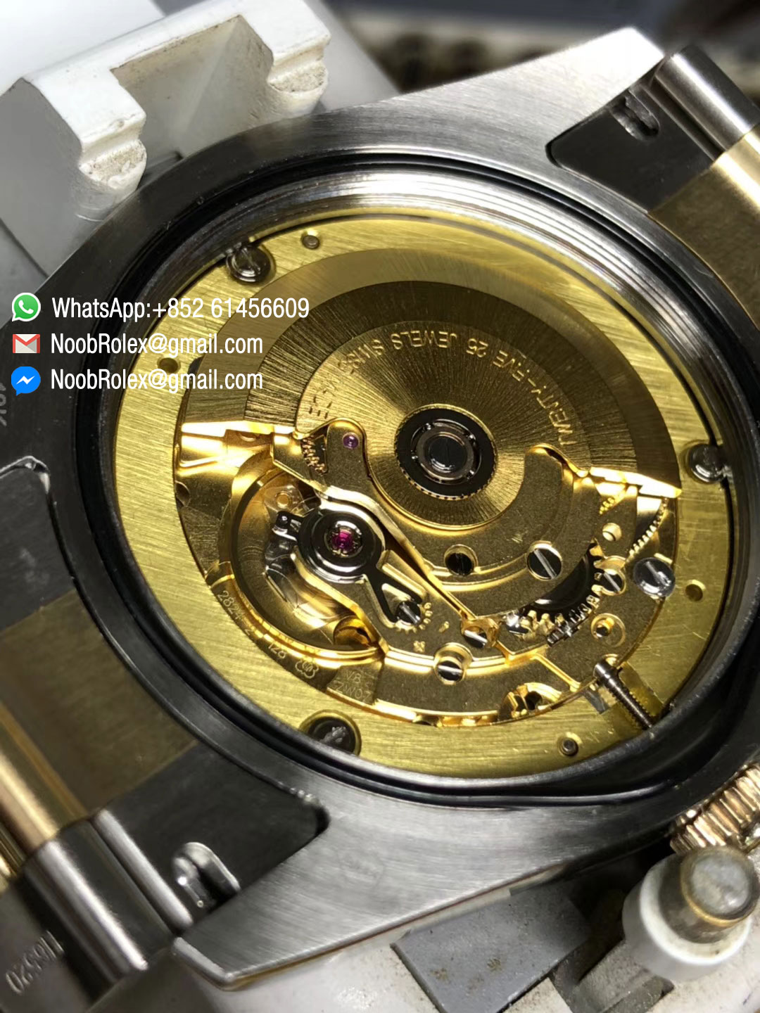 DateJust II 116520 Two Tone Wrapped 18K Gold on Stainless Steel Gray Dial with Green Marker Swiss ETA 2836-2 Movement