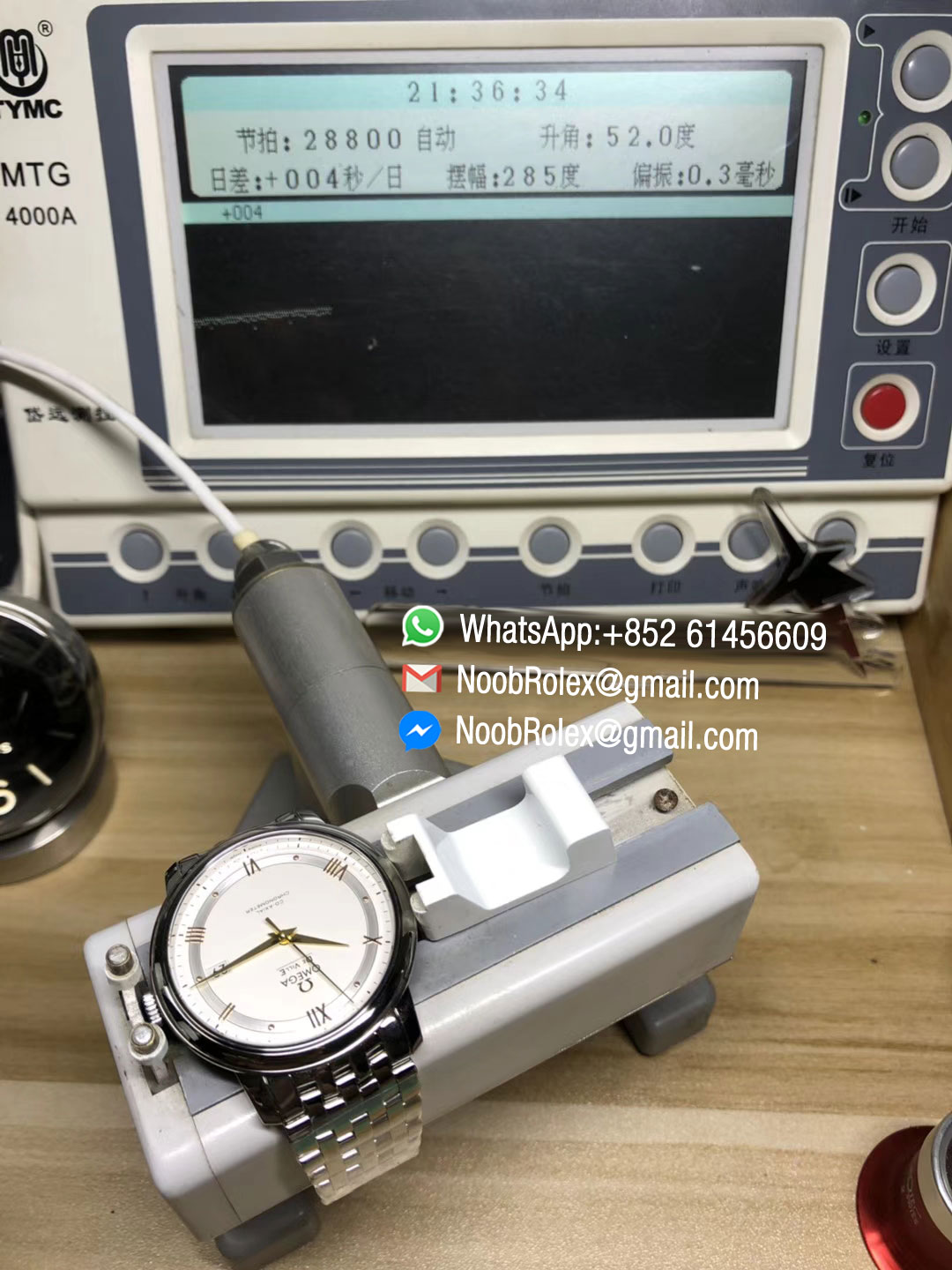 De Ville Prestige Stainless Steel Case & Bracelet White Dial Gold Hand & Marker A2824 Movement GP Factory