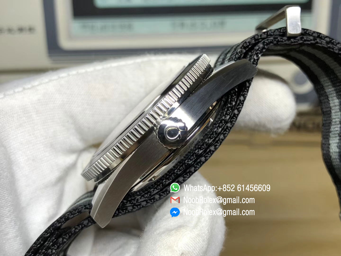 Omega Seamster 300 Spectre Limited Edition 007 Logo Nato Strap A8400 Super Clone VSF 2018 New & Best Edition