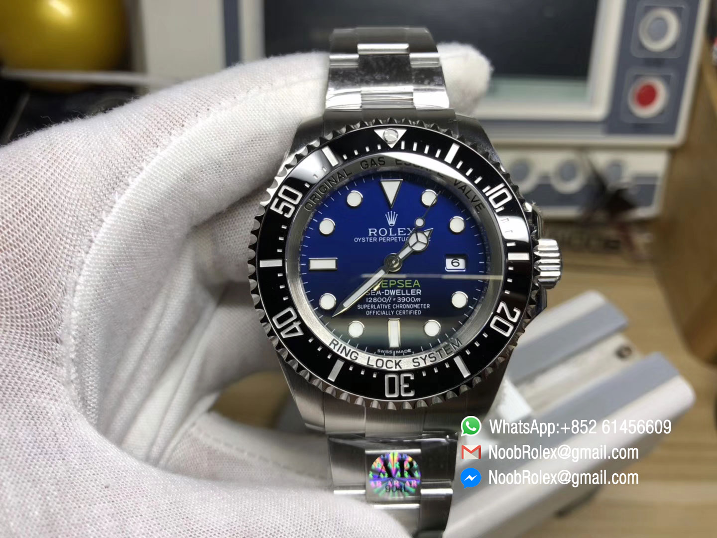Sea-Dweller DEEPSEA 116660 D-BLUE 904L Stainless Steel Case and Bracelet SH3135 ARF Best Edition