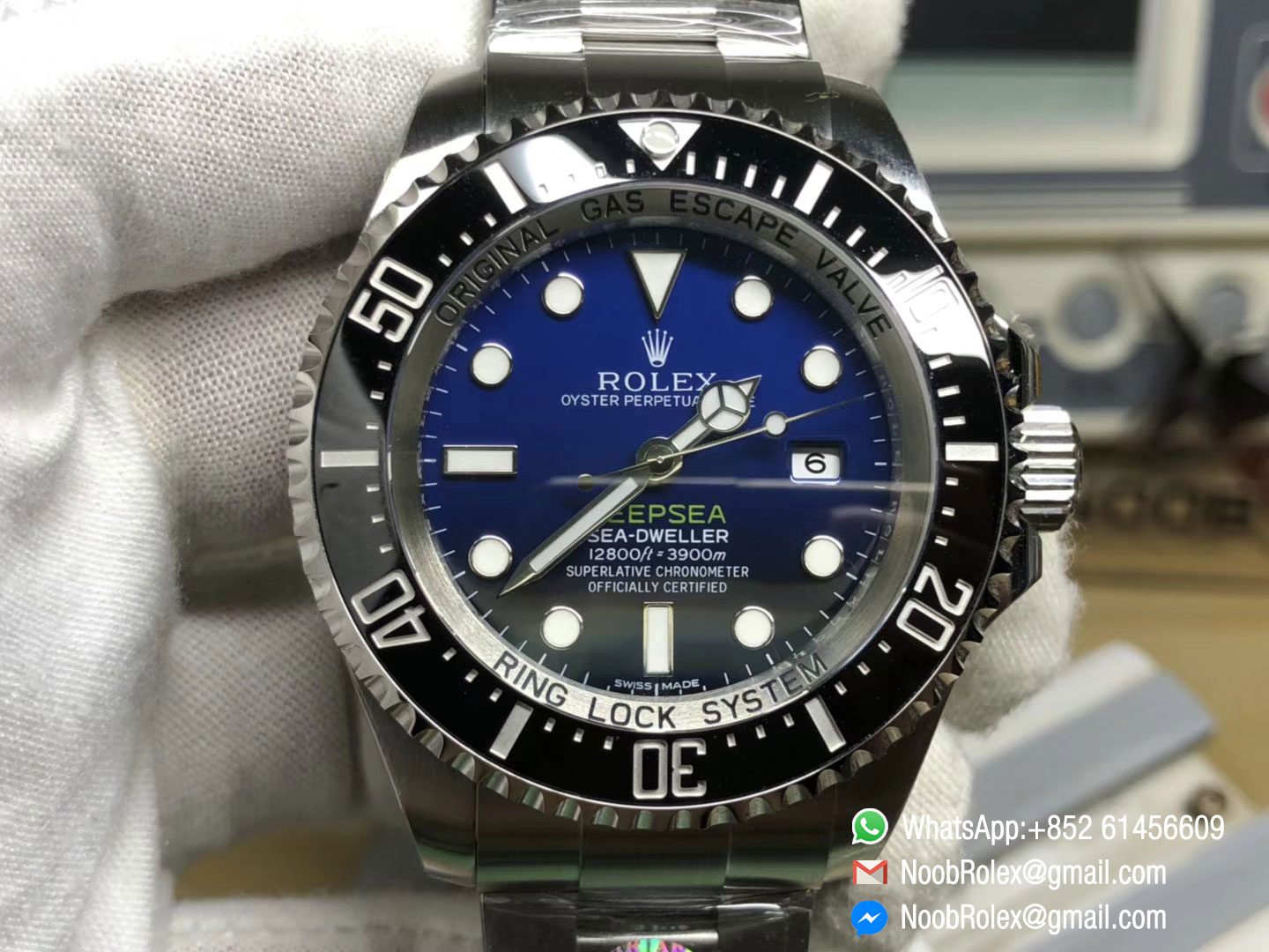 Sea-Dweller DEEPSEA 116660 D-BLUE 904L Stainless Steel Case and Bracelet SH3135 ARF Best Edition