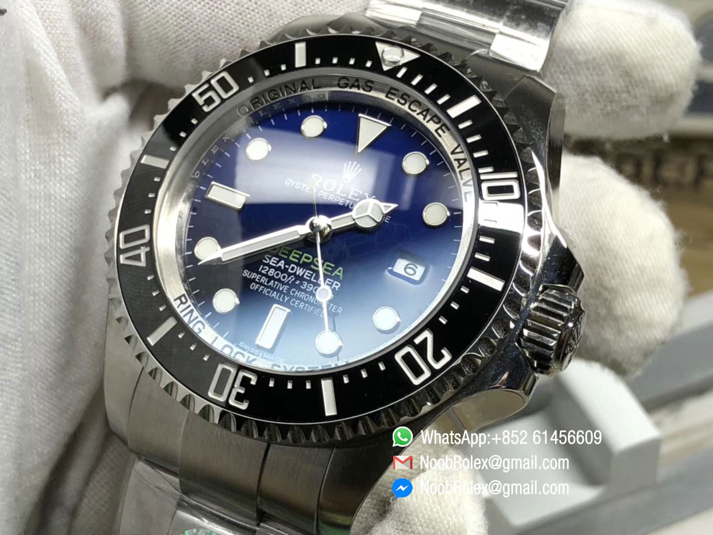 Sea-Dweller DEEPSEA 116660 D-BLUE 904L Stainless Steel Case and Bracelet SH3135 ARF Best Edition