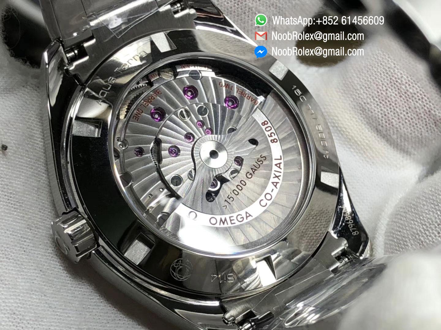 Seamaster Aqua Terra 150M 15000 GAUSS VSF 2018 Edition Black Textured Dial on SS Bracelet Asian Super Clone 8508 Movement