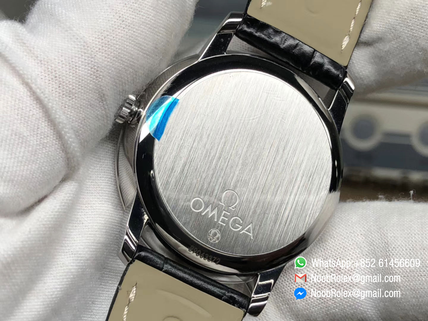 De Ville Prestige Real Power Reserve Steel Case White Dial on Black Leather Strap A2824 TW 1:1 Best Edition