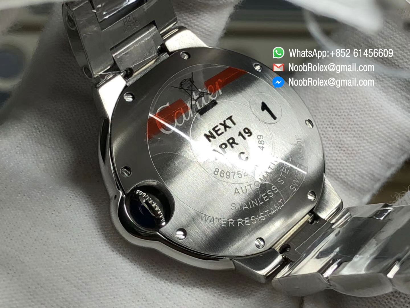 Ladies Ballon Bleu Watch Ref# W6920071 33mm MOP Dial Diamonds Markers Swiss ETA 2671 Automatic movement