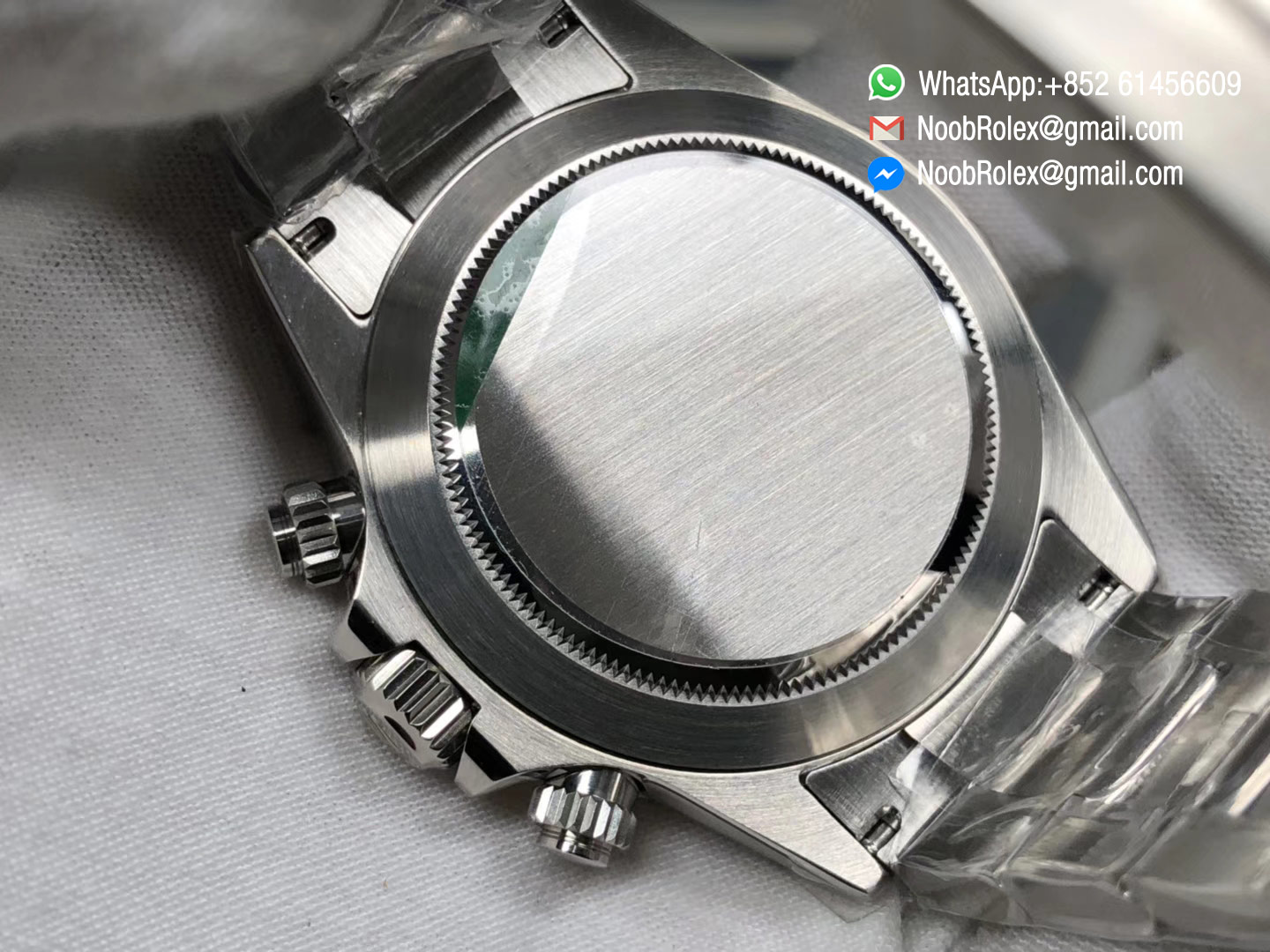 Noob Factory SA4130 Daytona 116520 Steel Tachymeter Bezel White Dial on Stainless Steel Case & Bracelet 2018 Best Watch