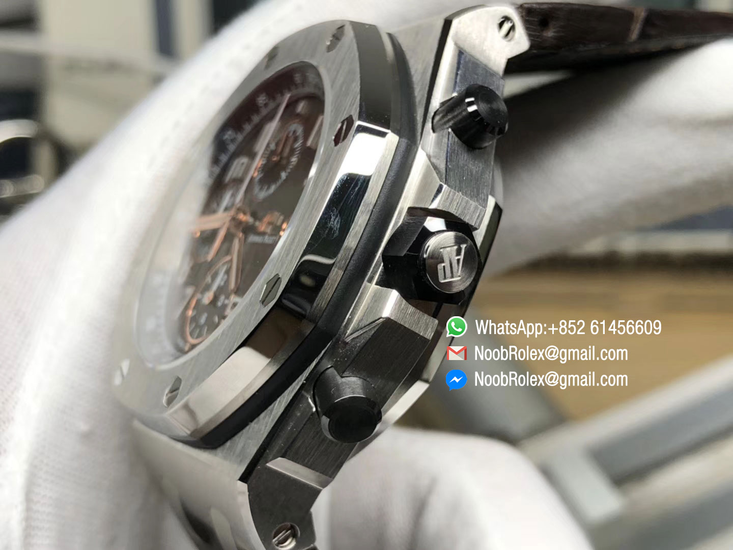 Royal Oak Offshore 2018 SIHH Havana JF 1:1 Best Quality Brown Dial on Brown Leather Strap A3126 w/ Cyclops