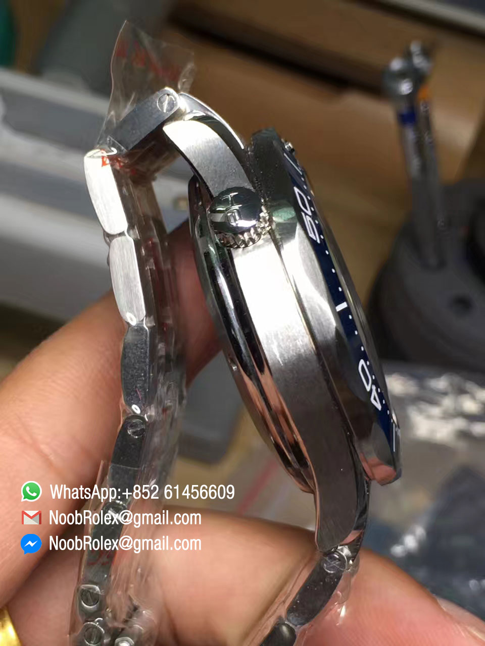 Seamaster 300M Chronometer Steel Case Blue Dial on Steel Bracelet A2824 Black Balance Wheel OMF Edition