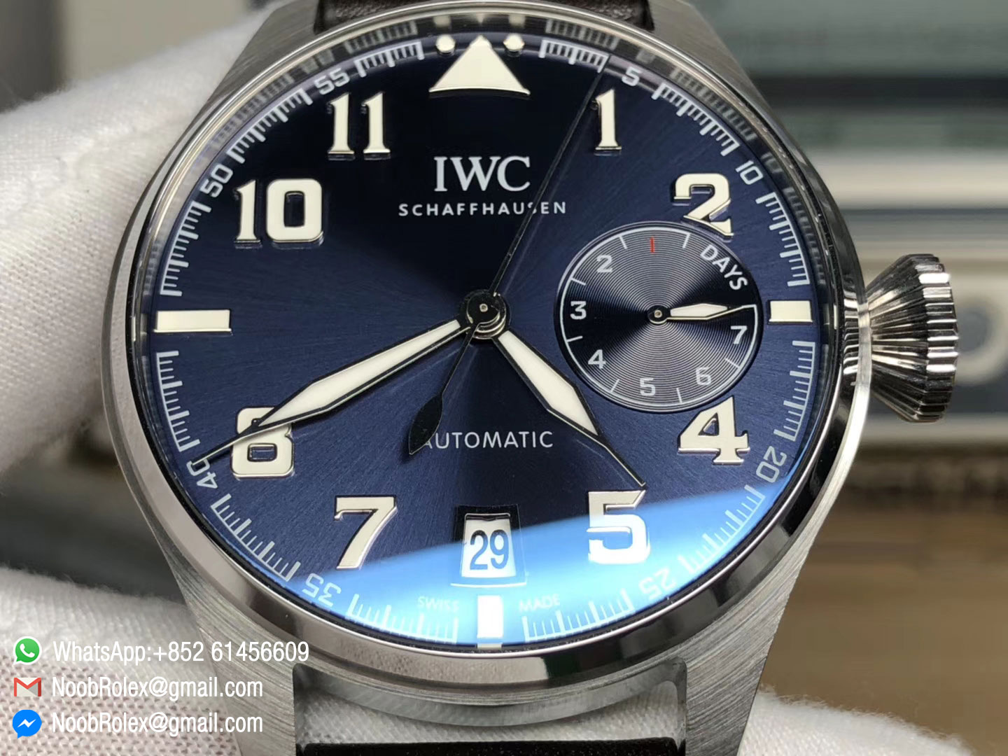 Big Pilot Real PR IW500908 "Le Petit Prince" Edition Brown Leather Strap A51111 ZF 1:1 Top Clone Watch