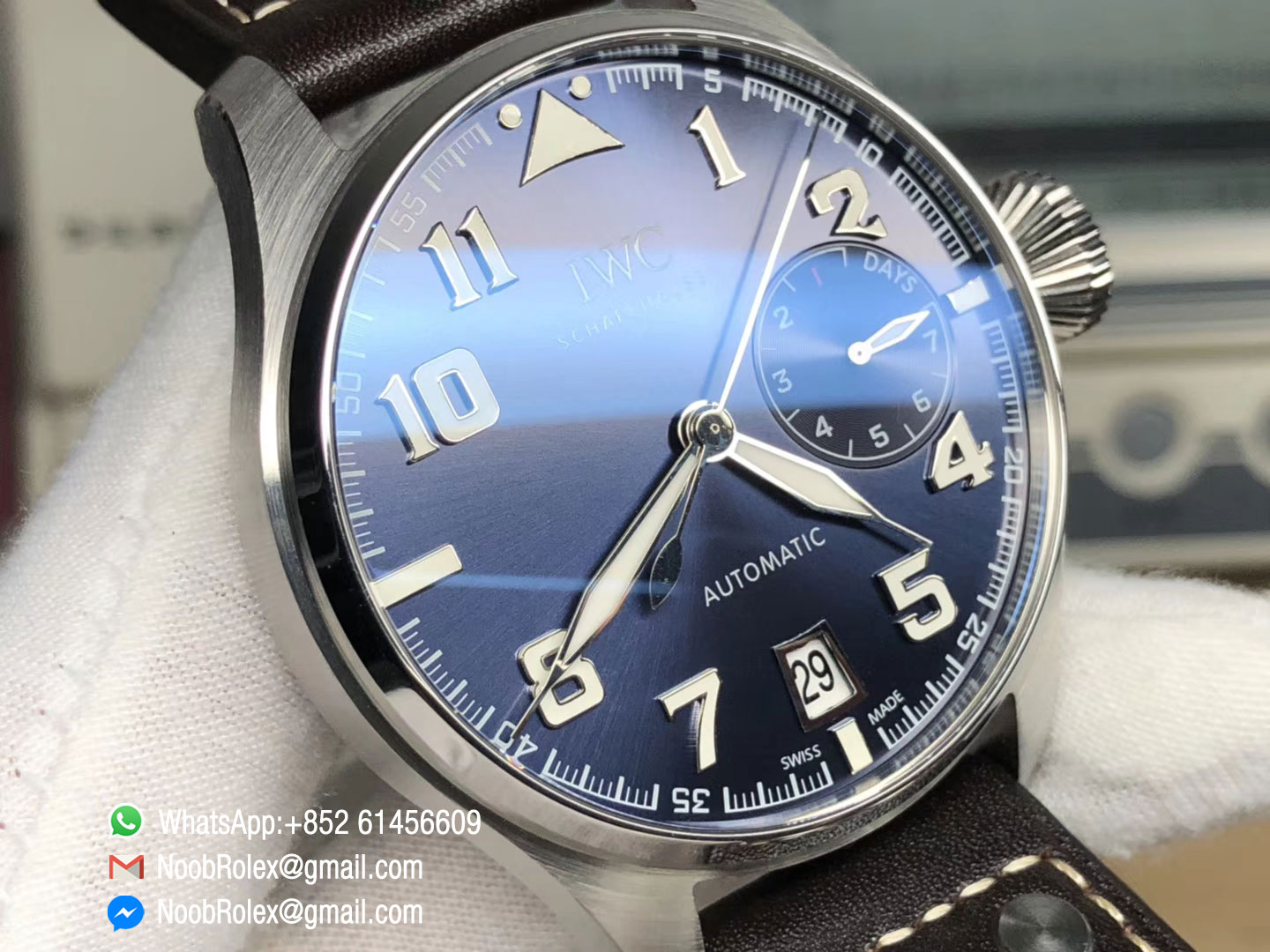 Big Pilot Real PR IW500908 "Le Petit Prince" Edition Brown Leather Strap A51111 ZF 1:1 Top Clone Watch