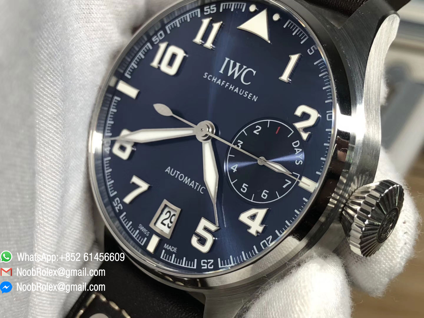 Big Pilot Real PR IW500908 "Le Petit Prince" Edition Brown Leather Strap A51111 ZF 1:1 Top Clone Watch