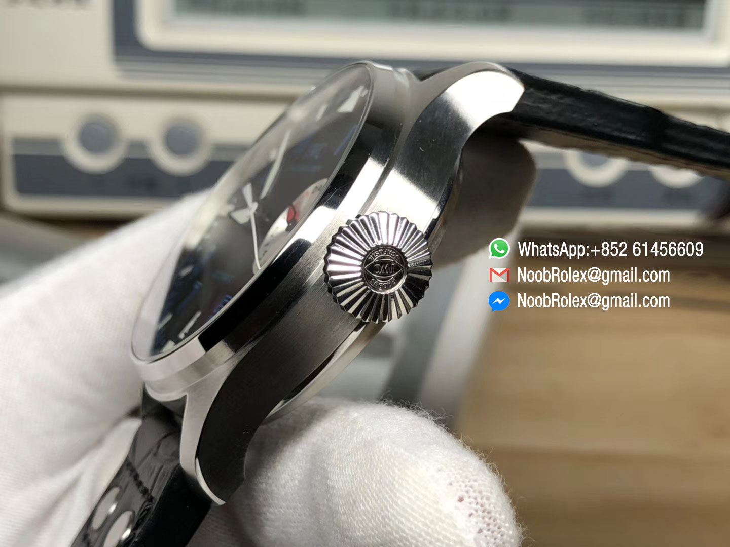 Big Pilot Watch Real Power Reserve IW500431 RUSSIAN NEMOV Limited Edition Black Leather Strap A51111 ZF 2018 1:1 Super Clone Quality