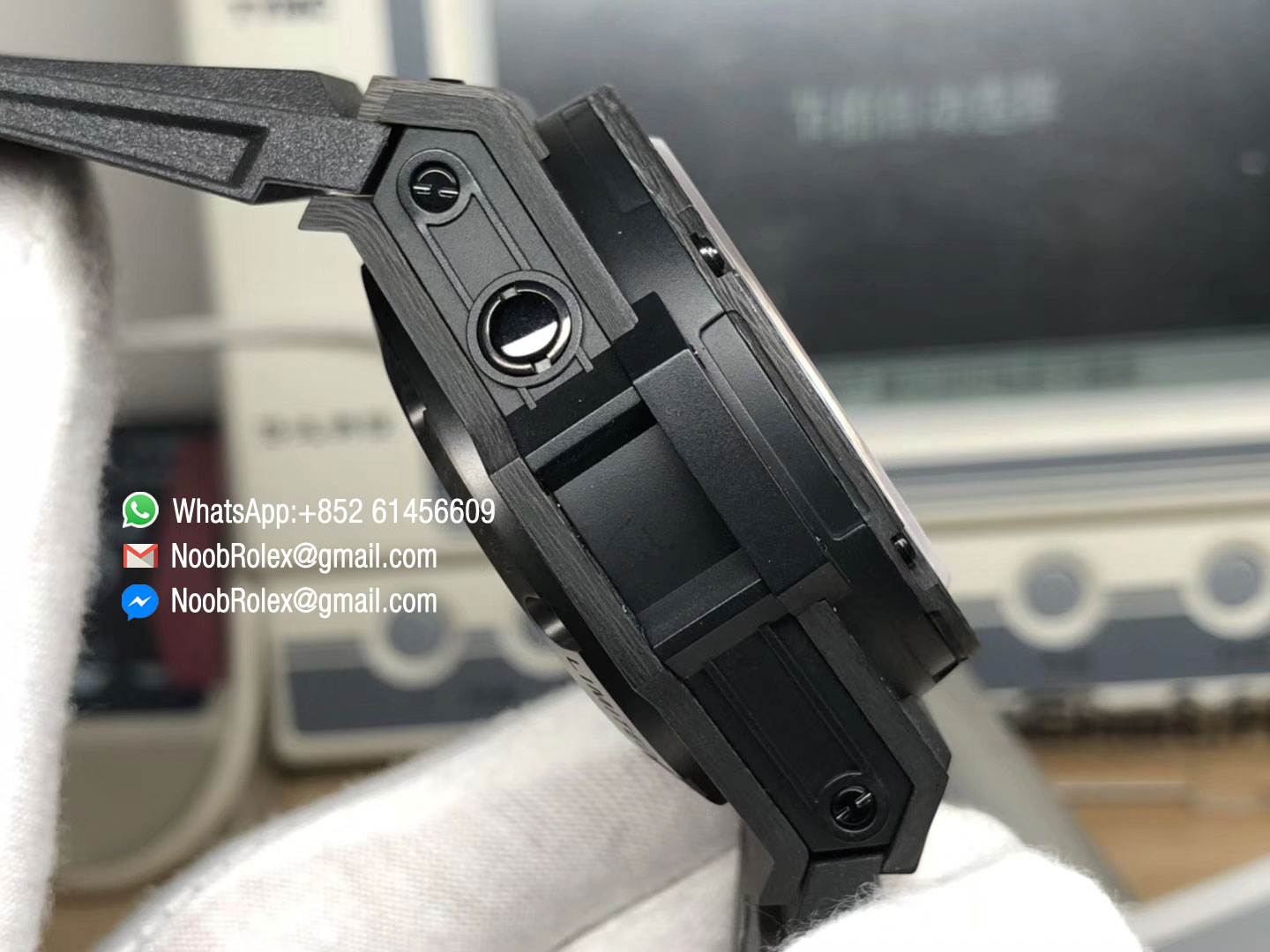 King Power OceanoGraphic 48mm Diver 4000 Forged Carbon Fiber Silver Marker Black Rubber A7750 V6F V2 1:1 Best Edition