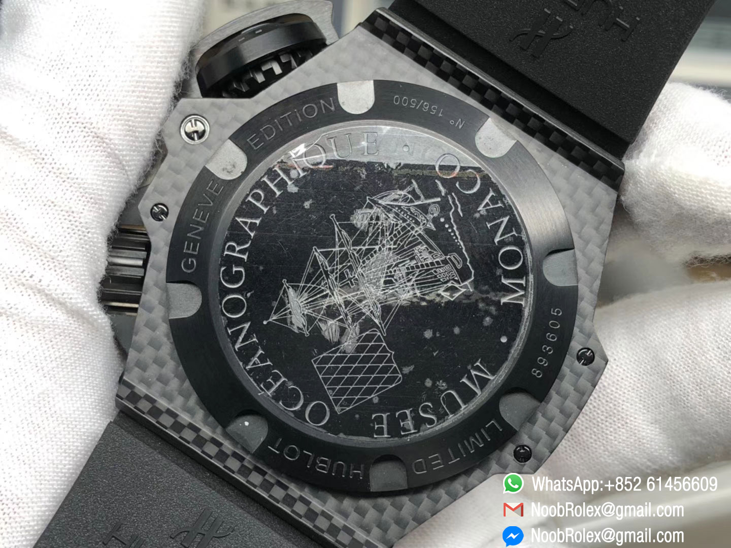 King Power OceanoGraphic 48mm Diver 4000 Forged Carbon Fiber Silver Marker Black Rubber A7750 V6F V2 1:1 Best Edition