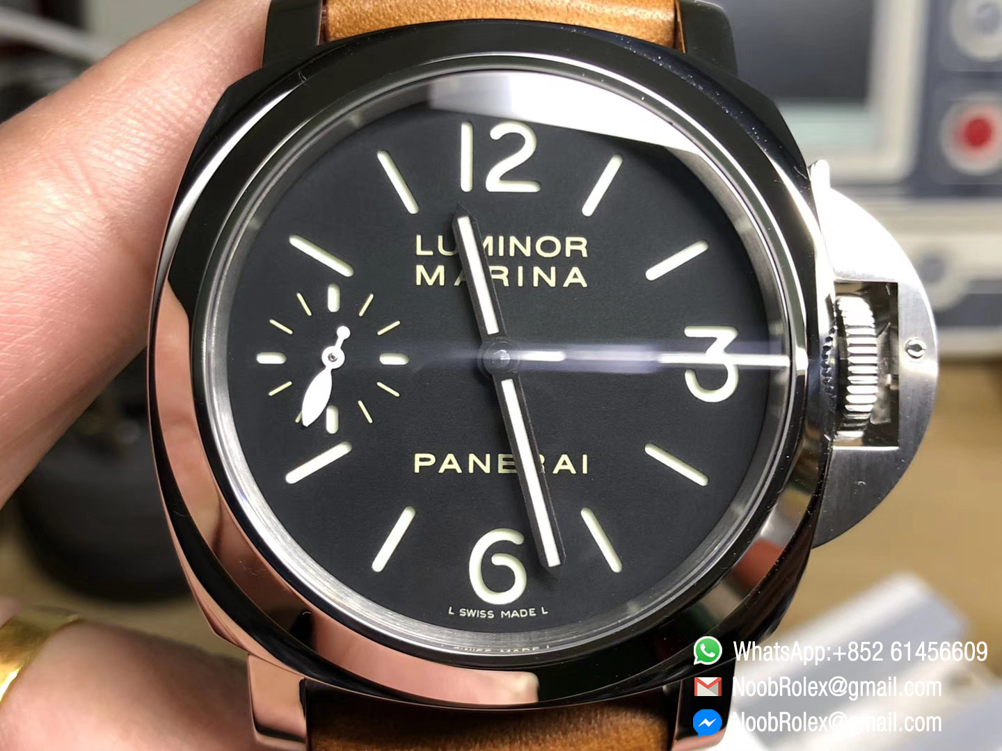 PAM00111 PAM111 Noob V4 Best Edition on Brown Asso Strap A6497 with Y-Incabloc