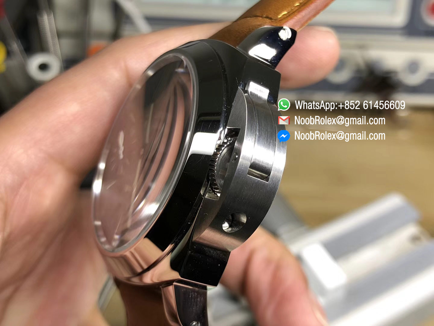 PAM00111 PAM111 Noob V4 Best Edition on Brown Asso Strap A6497 with Y-Incabloc