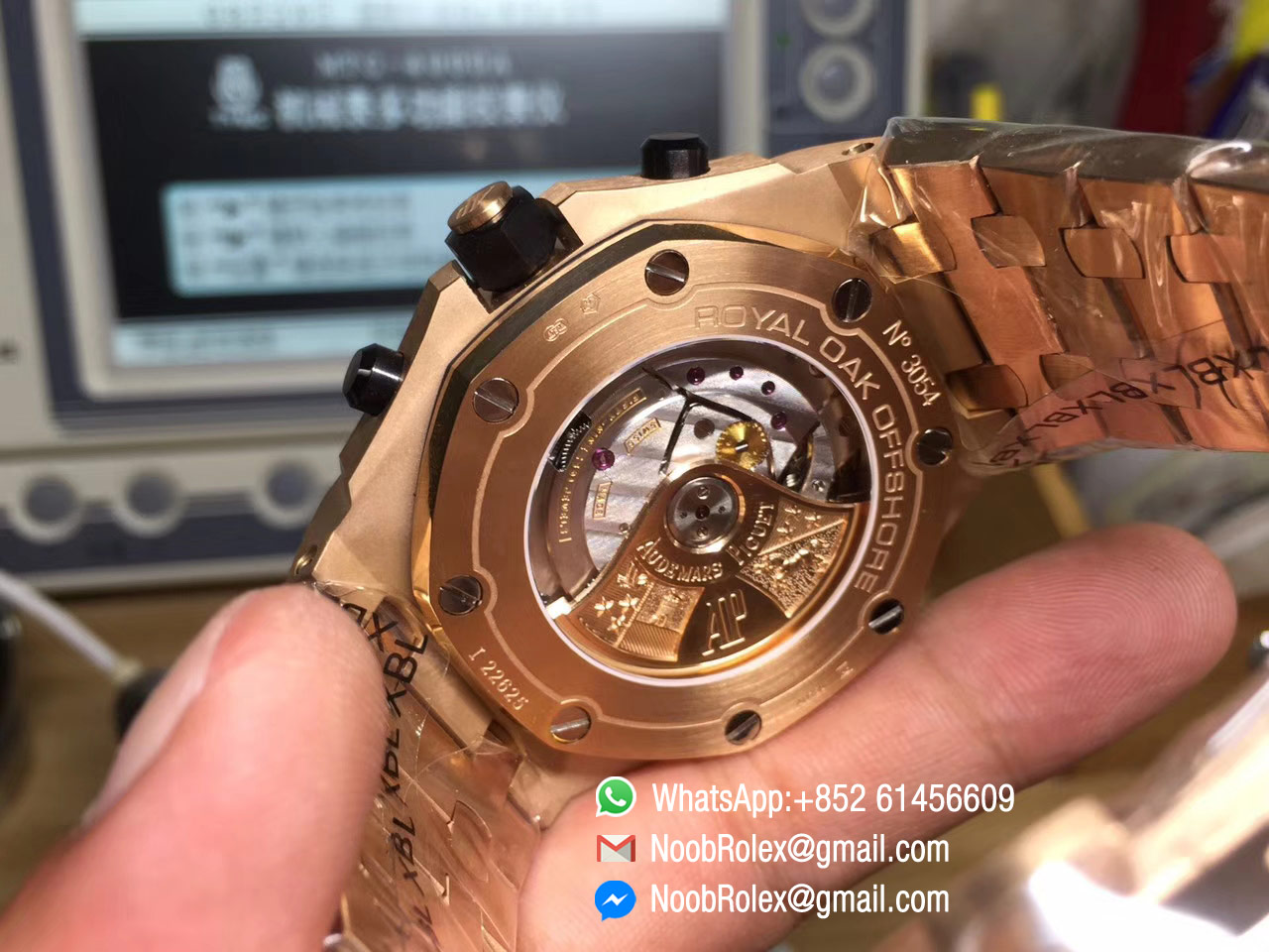Royal Oak Offshore 2014 Gold Theme Wristwatch 26470OR.OO.1000OR.01 Rose Gold Case & Bracelet A3126 JF 1:1 Best Edition 2018 V2