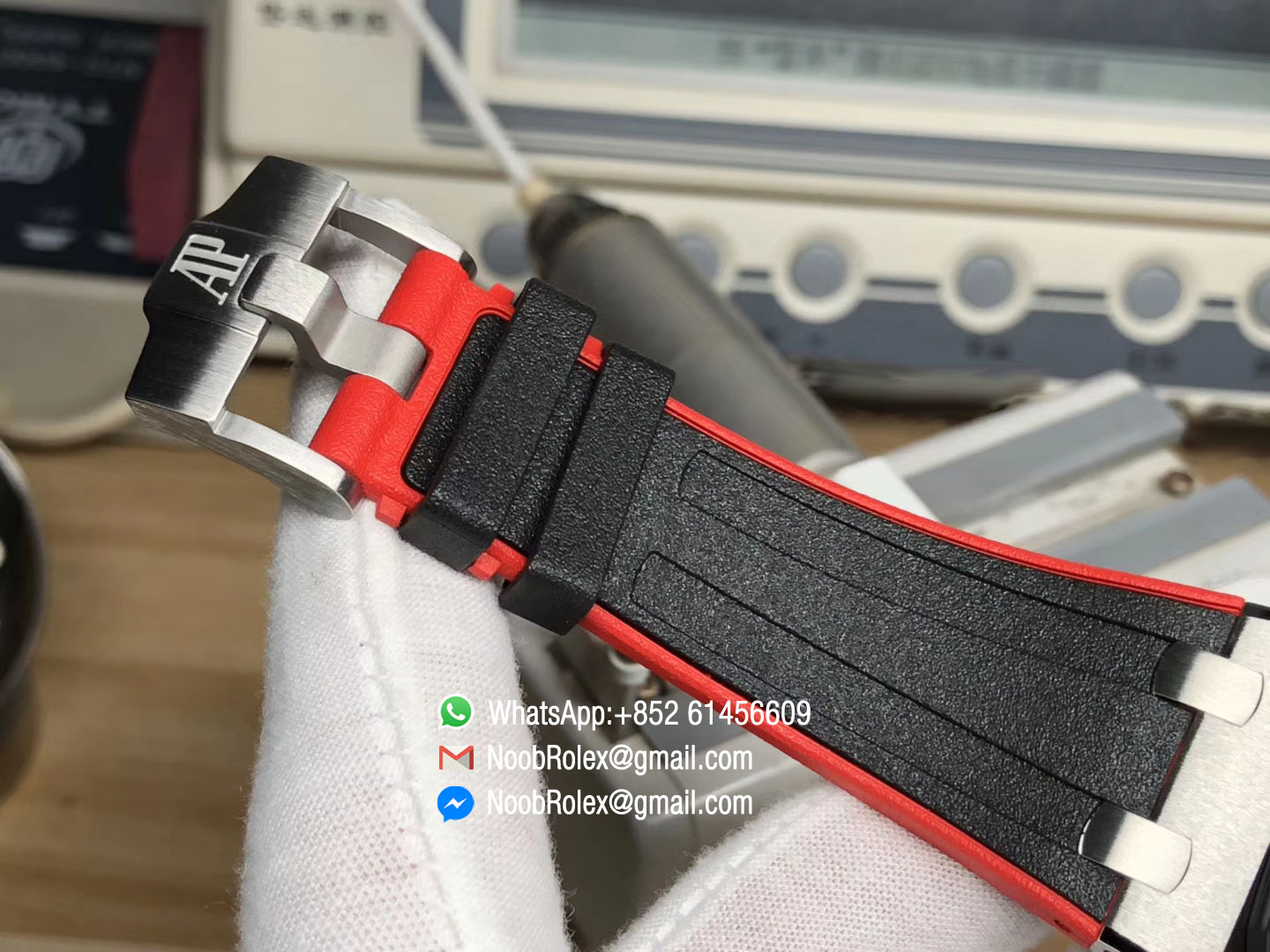 Royal Oak Offshore 26470 "Dark Knight" Two Tone Black/Red Rubber Strap A3126 2018 SIHH JF 1:1 Best Edition