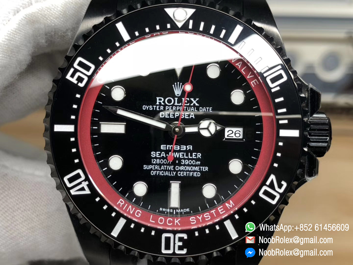 Sea-Dweller 116660 EMBER Limited Edition Bamford PVD Plated Case Black Dial on Steel Bracelet A2836 VRF Put Out