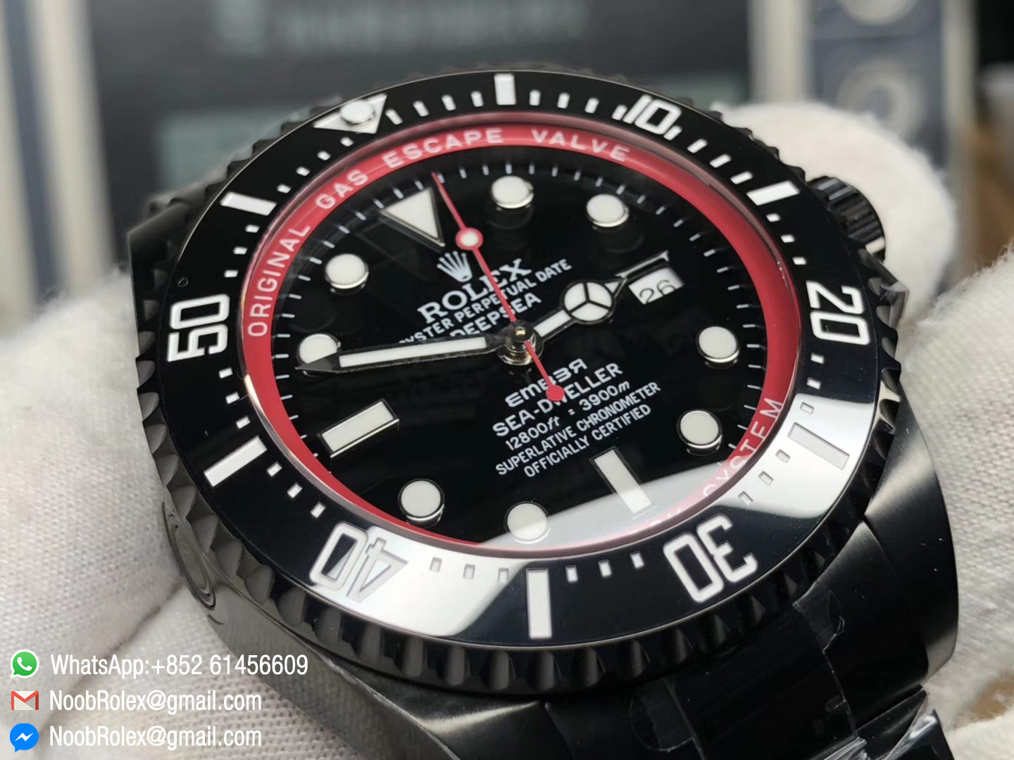 Sea-Dweller 116660 EMBER Limited Edition Bamford PVD Plated Case Black Dial on Steel Bracelet A2836 VRF Put Out