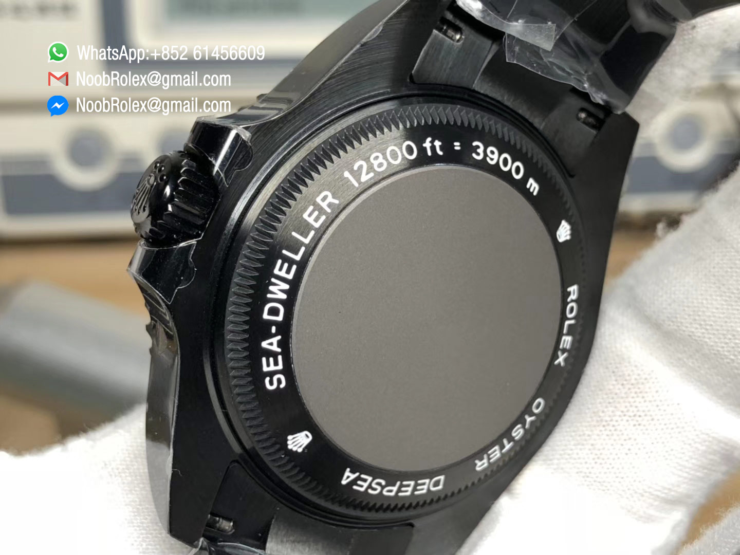 Sea-Dweller 116660 EMBER Limited Edition Bamford PVD Plated Case Black Dial on Steel Bracelet A2836 VRF Put Out