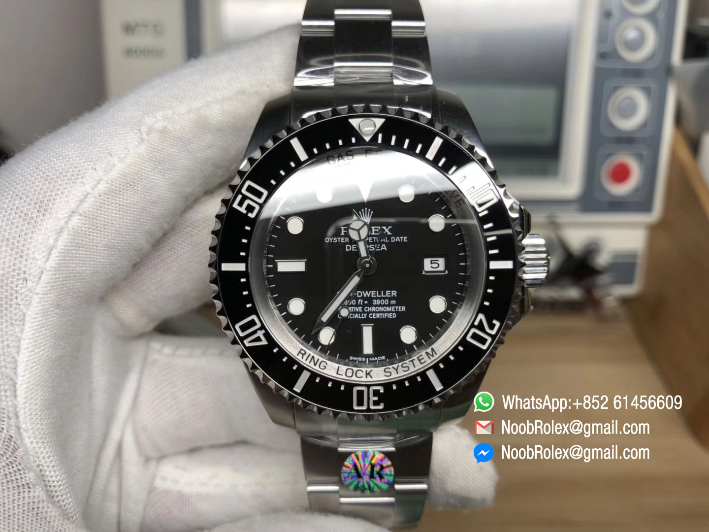 Sea-Dweller 116660 DSSD Black Dial 904L Steel Case and Bracelet SH3135 ARF 2018 1:1 Best Edition